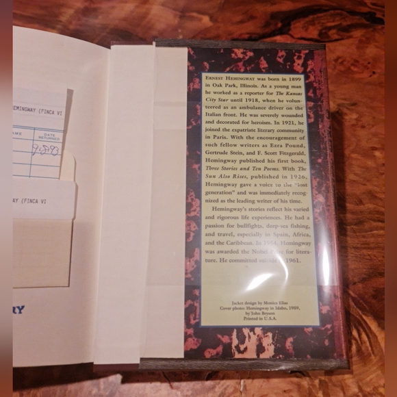 The Complete Short Stories of Ernest Hemingway The Finca Vigia Edition 1993 - Picture 6 of 11